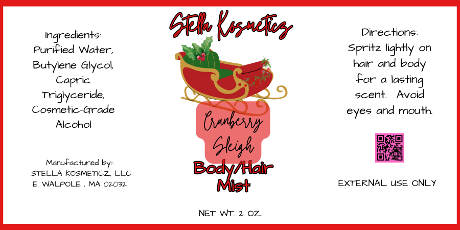Cranberry Sleigh Body & Hair Mist