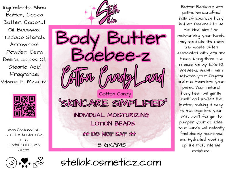 Cotton CandyLand Body Butter Baebee-z