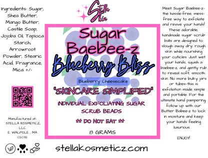 Blueberry Bliss Sugar Scrub Baebee-z