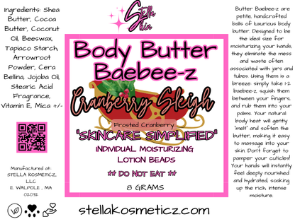 Cranberry Sleigh Body Butter Baebee-z