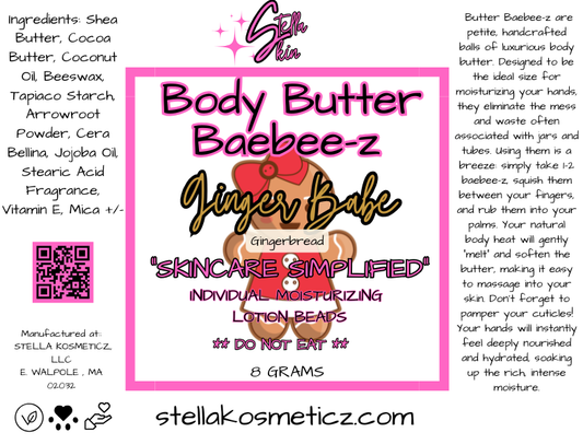 Ginger Babe Body Butter Baebee-z