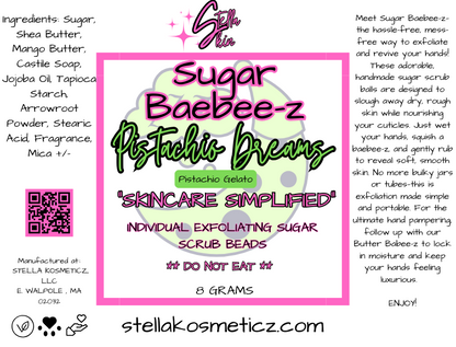 Pistachio Dreams Sugar Scrub Baebee-z