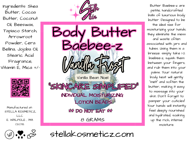 Vanilla Frost Body Butter Baebee-z